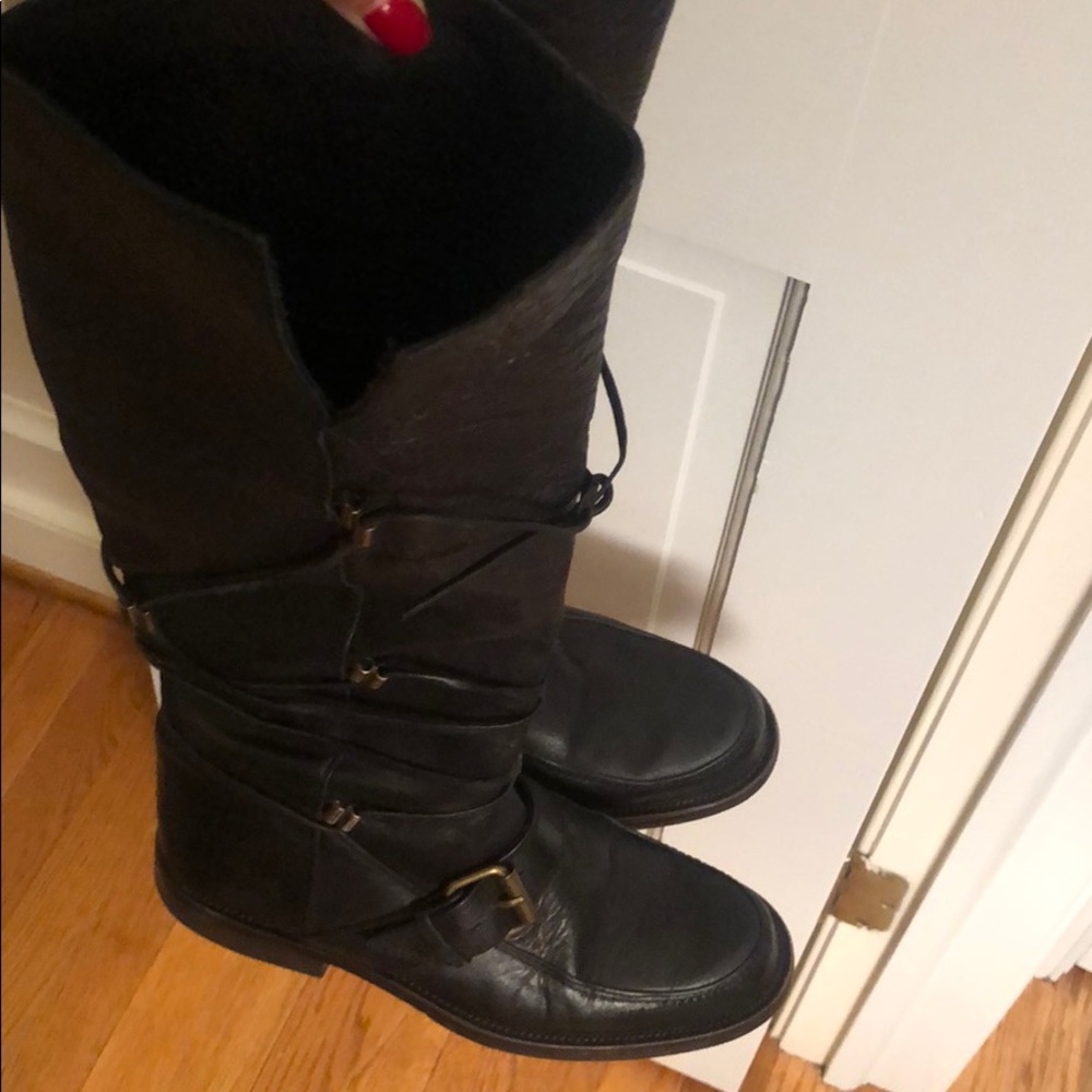 Gorgeous brown leather Italian boots